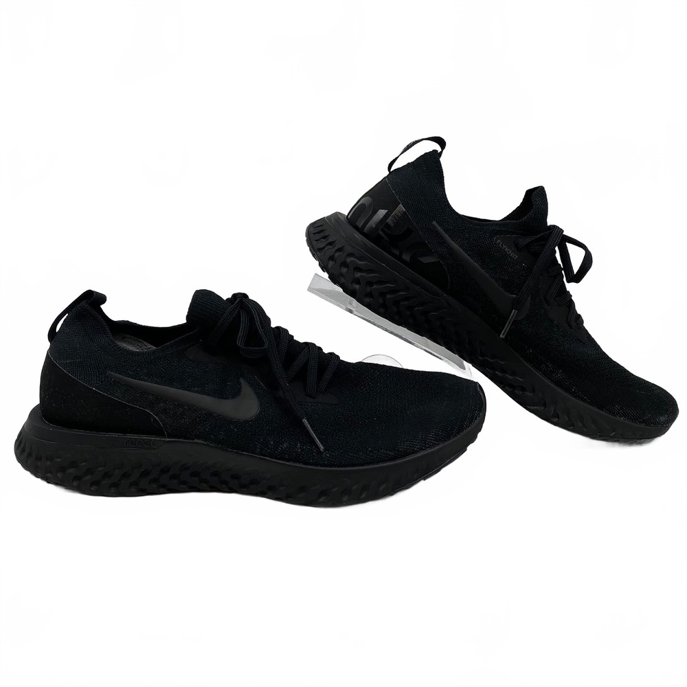 Nike Black Epic React Flyknit Sneakers | Men’s US 10